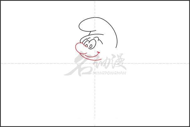 蓝精灵绘画小教程