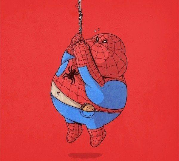 当童年动漫人物长胖以后，月野兔女神形象尽毁，蓝精灵依旧可爱