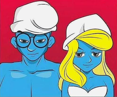 动漫角色长大后，蓝精灵晒结婚照，黑猫警长到底做错了什么