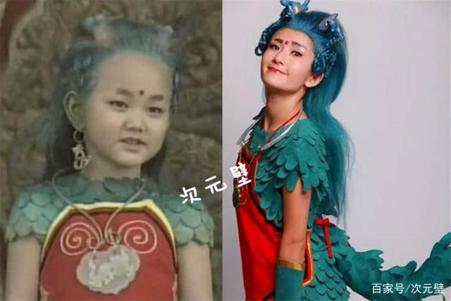 谢娜cosplay的动漫角色，蓝精灵太搞怪了，蛇精堪称经典！