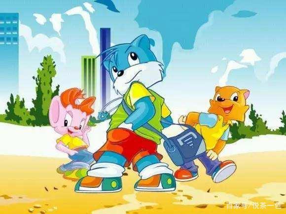 蓝色的卡通人物有哪些？