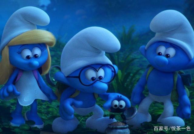 蓝色的卡通人物有哪些？