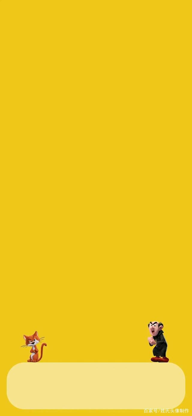 手机动漫高清壁纸蓝精灵和格格巫