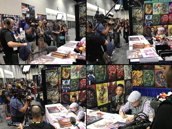 漫联集团携漫画《天机俑士-天降》亮相圣地亚哥国际动漫展