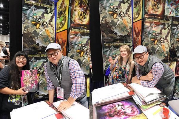 漫联集团携漫画《天机俑士-天降》亮相圣地亚哥国际动漫展