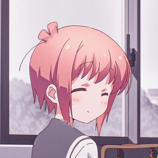 「第125期」动漫女头：慢活开始SlowStart可爱粉色系女生头像