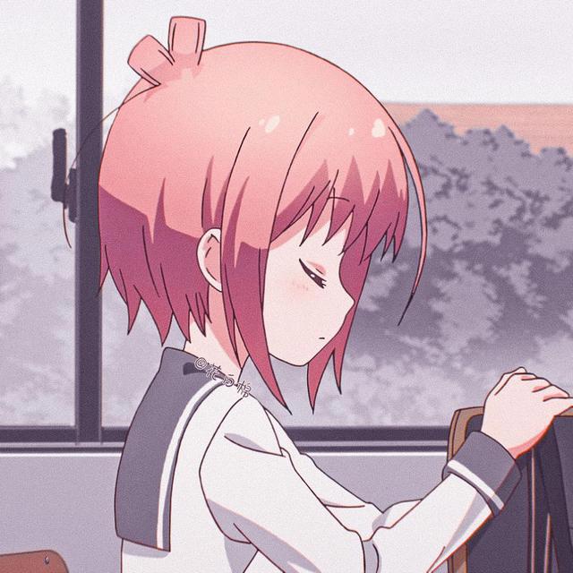 「第125期」动漫女头：慢活开始SlowStart可爱粉色系女生头像