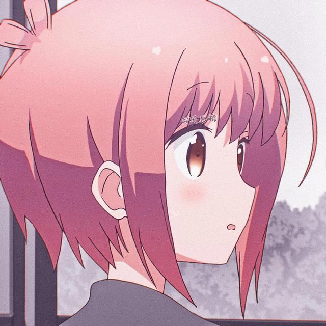 「第125期」动漫女头：慢活开始SlowStart可爱粉色系女生头像