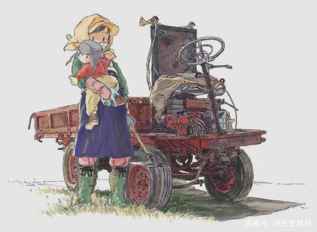 日本动漫画师近野新：乡村味道十足的简装工业机器