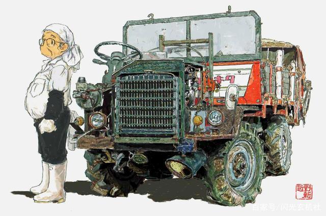日本动漫画师近野新：乡村味道十足的简装工业机器