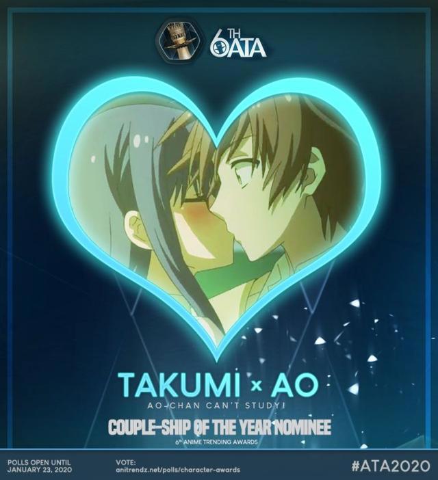 外媒评选19年最佳动漫CP角色，三玖天下第一，辉夜大小姐甜到掉牙