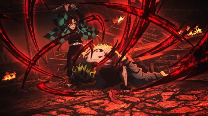 《鬼灭之刃》第二季国内上线，多位角色被添加衣服，平台太银杏了