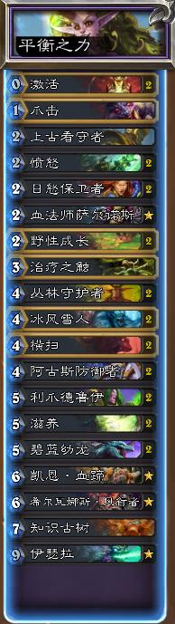 《炉石传说》经典模式德鲁伊卡组推荐经典模式咆哮德怎么组