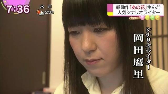 冈田麿里，未闻花名编剧，创作成人片出身，最终成为催泪大师