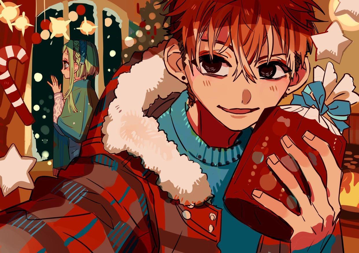 二次元圣诞节：漫画家们绘制圣诞贺图，动漫男神女神盛装过节