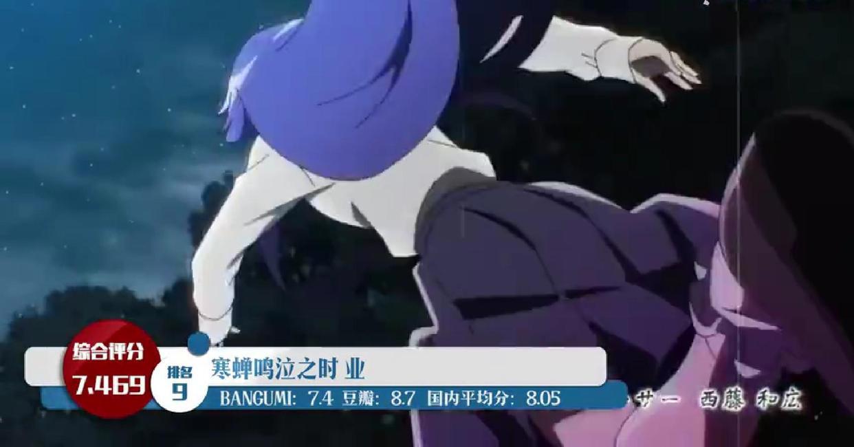 本季新番“综合评分”排名，《咒术回战》冲进前3名，第一名让人意外