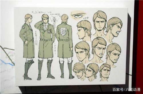 《进击的巨人》最终季人设图放出，三笠因体型太“man”被吐槽！