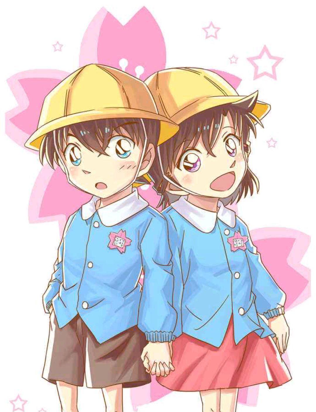 樱花班的回忆：当新一还不是死神少年而是醋王时新一小兰太好磕了