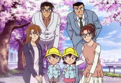 樱花班的回忆：当新一还不是死神少年而是醋王时新一小兰太好磕了