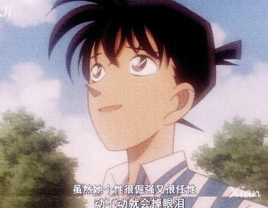 樱花班的回忆：当新一还不是死神少年而是醋王时新一小兰太好磕了