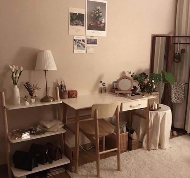 简约温馨的卡其色oneroom装饰风，虽小却很温馨