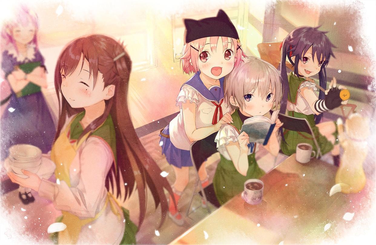 治愈人心的萌系百合佳作，《学园孤岛》抚慰心灵的，那道温馨港湾