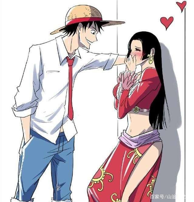 动漫中的“壁咚”方式，明哥太强势吓坏砂糖，路飞直接A上去