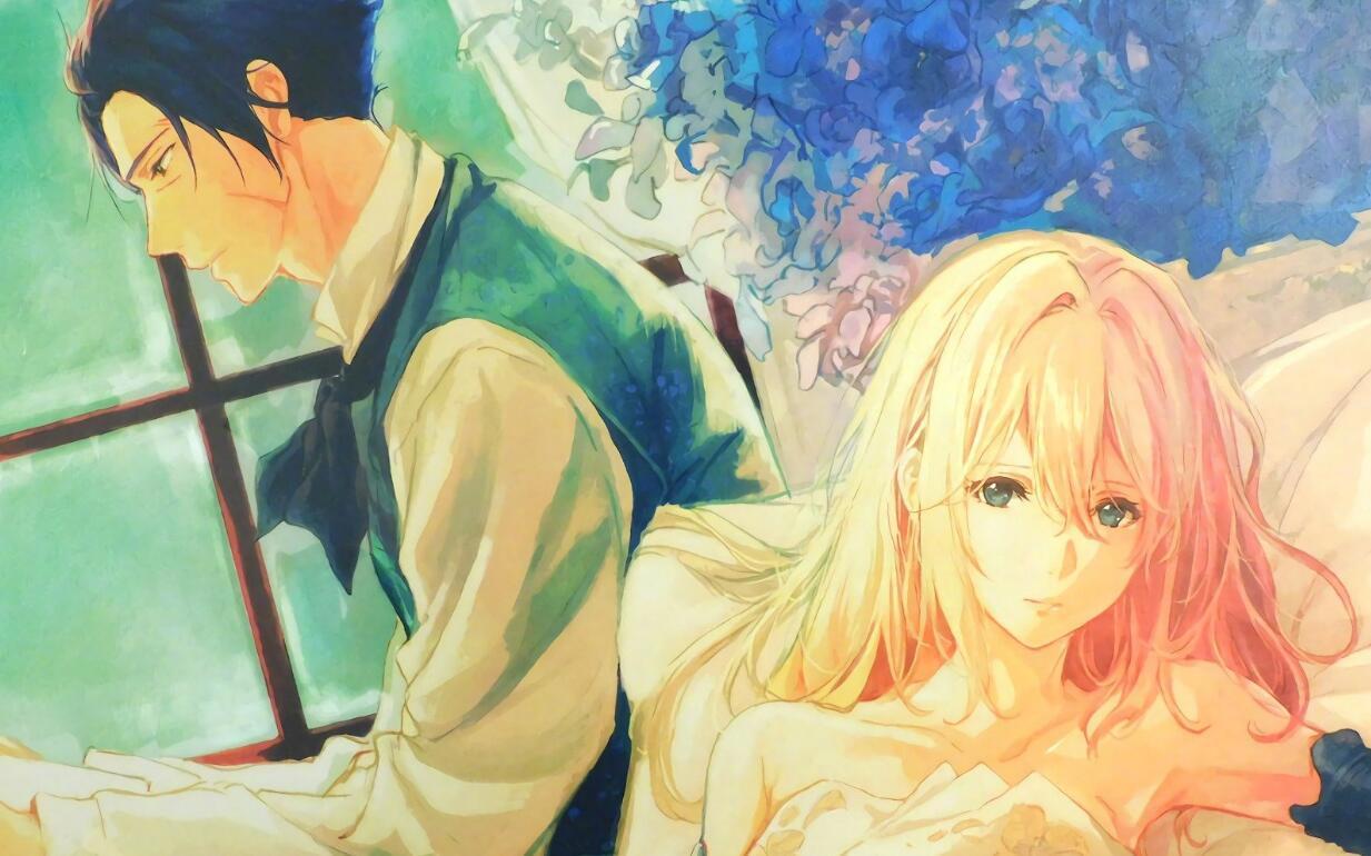 《紫罗兰永恒花园》剧场版海报公示，薇尔莉特终于和少佐在一起了