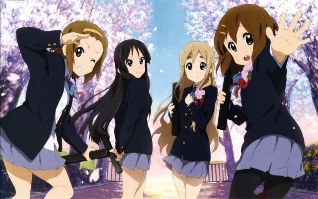 动漫推荐：玩吉他的少女超帅气！京阿尼在日本掀起狂潮的经典之作