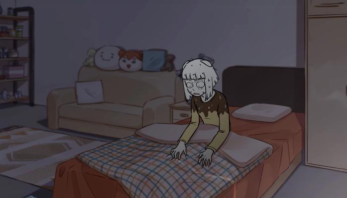 《非人哉》少女的心思你不懂，深夜惊醒的九月，噩梦还是公主梦？