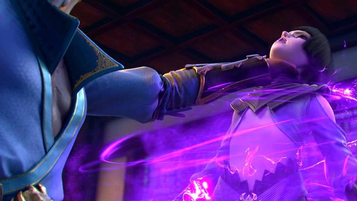 斗破苍穹：夭夜这护甲长靴是真不错，但这红唇恐怕比美杜莎还诱人