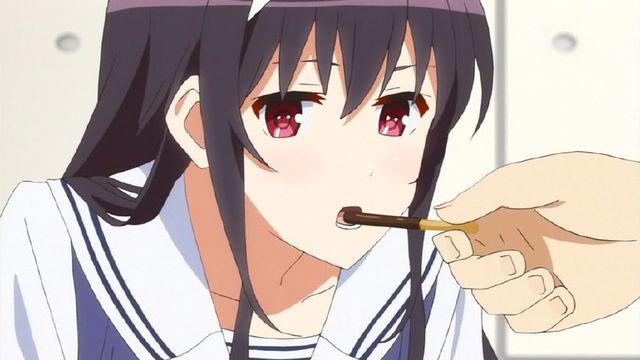 动漫：这些黑长直都有另一面，动起来就会人设崩塌