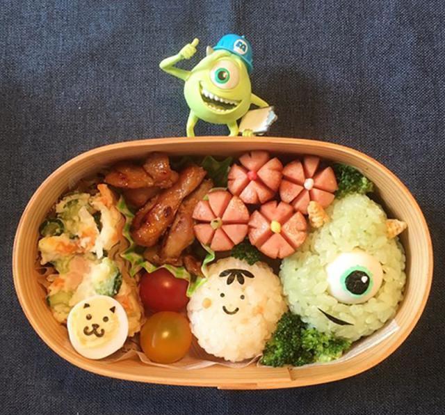 漫迷妈妈为孩子做动漫便当，精美又可爱的动画主题，这谁舍得吃掉？