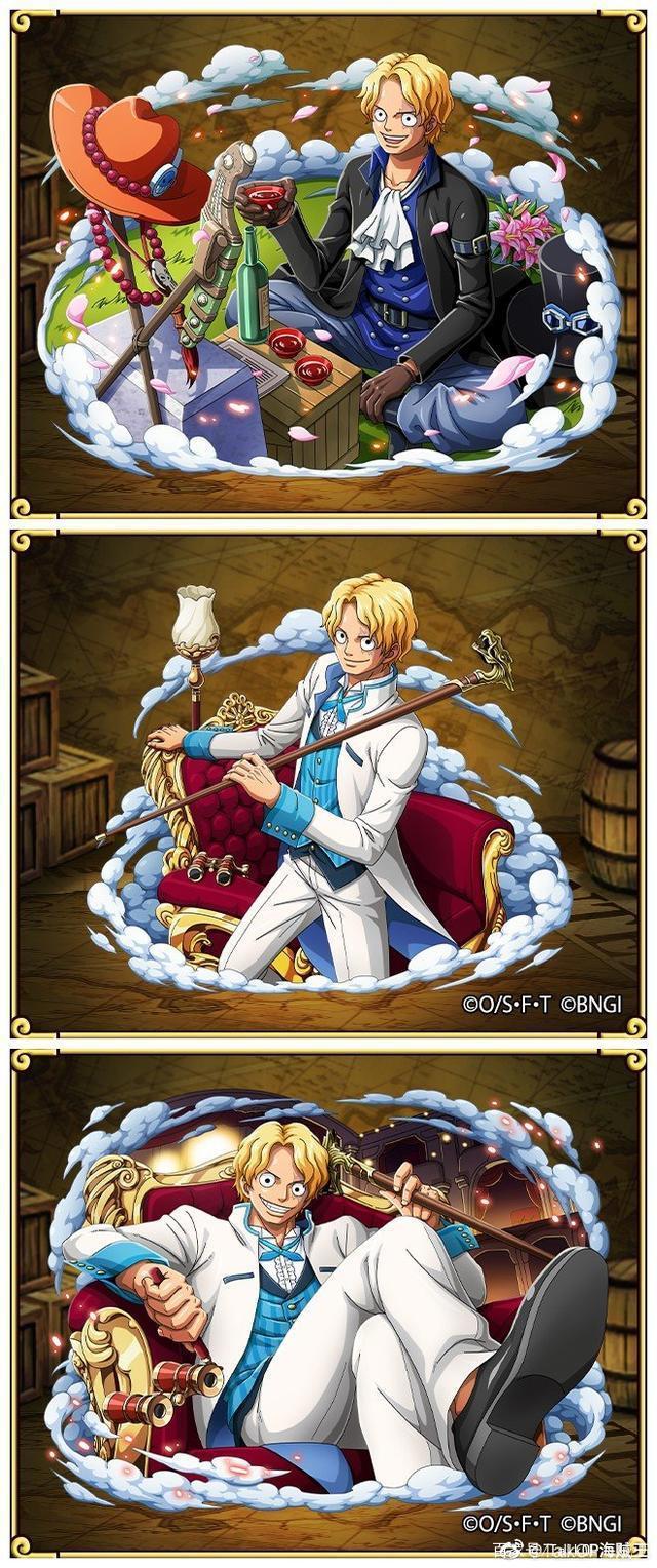 今天3月20日是海贼王两位大人物的生日，萨波和金狮子