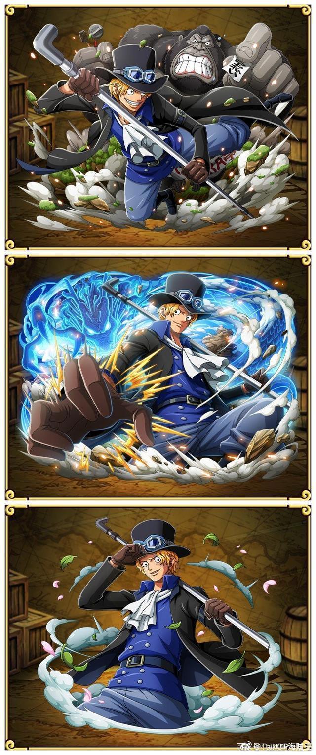 今天3月20日是海贼王两位大人物的生日，萨波和金狮子
