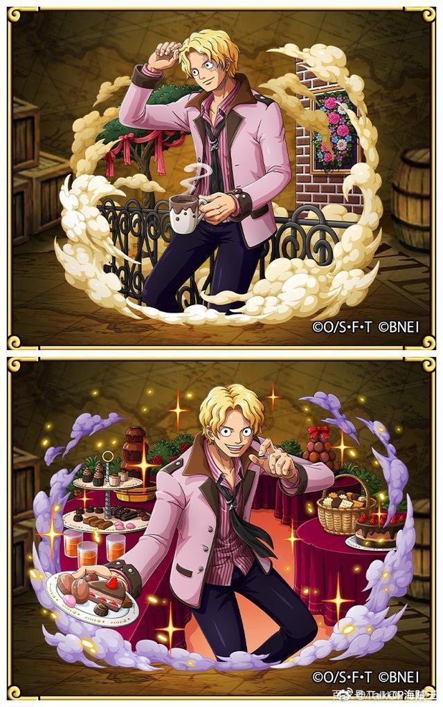 今天3月20日是海贼王两位大人物的生日，萨波和金狮子