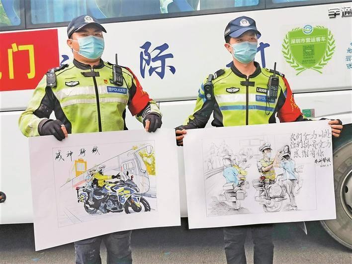 考场外那些坚毅暖心的“藏青”警色_深圳商报数字报