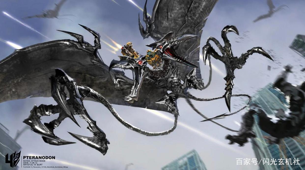 变形金刚概念插图：来自《绝迹重生》的动漫概念绘本欣赏