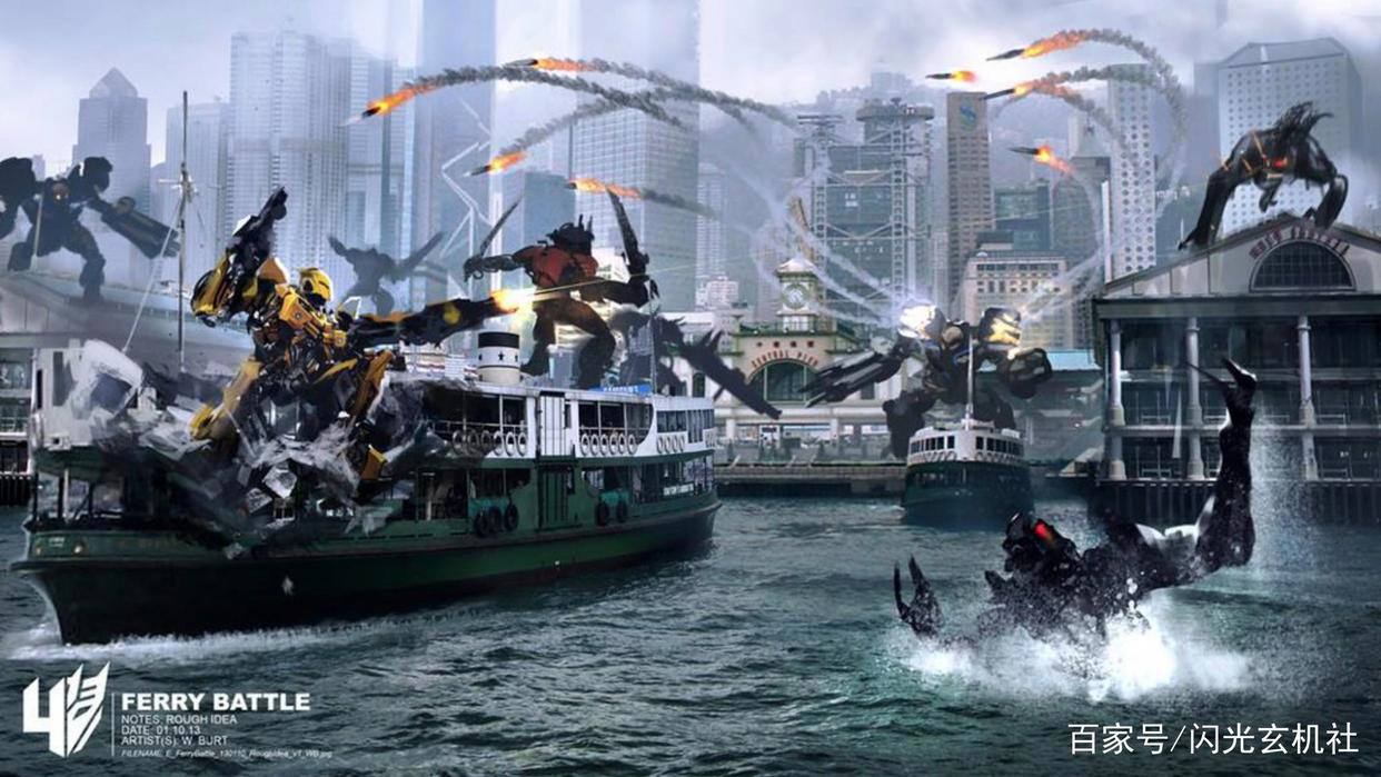 变形金刚概念插图：来自《绝迹重生》的动漫概念绘本欣赏