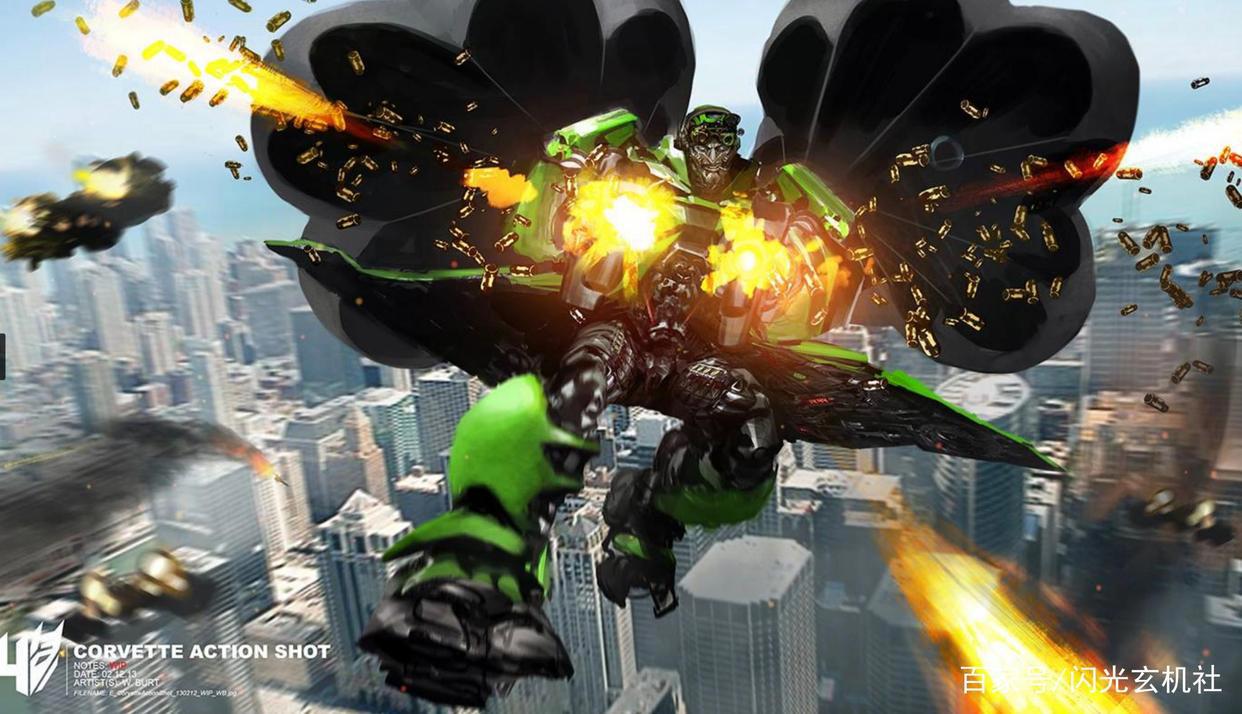 变形金刚概念插图：来自《绝迹重生》的动漫概念绘本欣赏