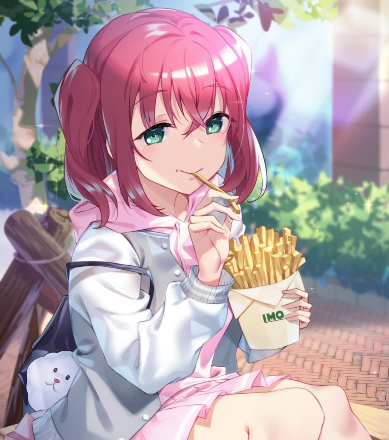 二次元青春日漫《LoveLiveSunshine》里（黑泽露比）的高清壁纸