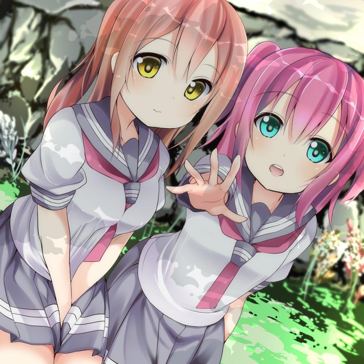 二次元青春日漫《LoveLiveSunshine》里（黑泽露比）的高清壁纸