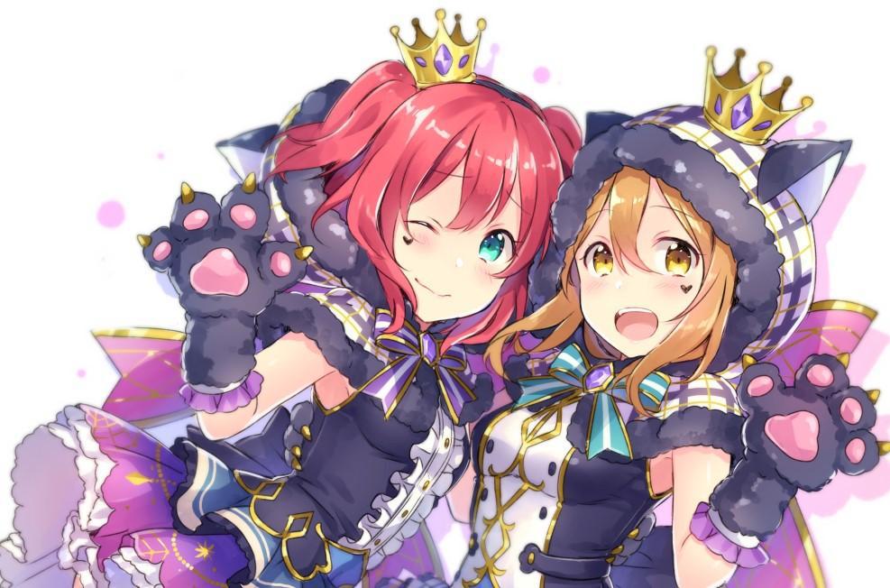 二次元青春日漫《LoveLiveSunshine》里（黑泽露比）的高清壁纸