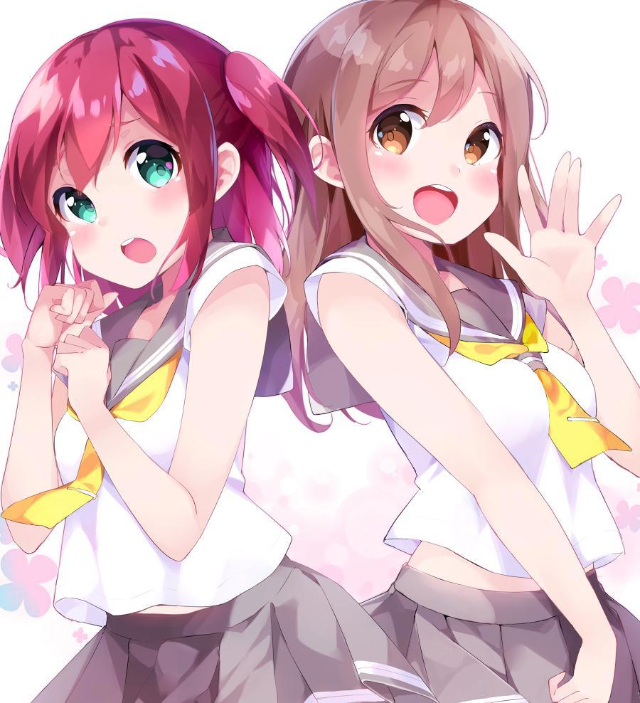 二次元青春日漫《LoveLiveSunshine》里（黑泽露比）的高清壁纸