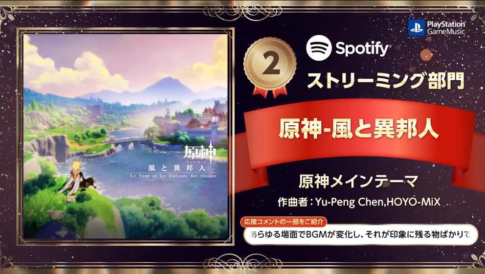 在索尼PS大奖上，将《原神》“第一名”夺走的是谁？输了等于赢？