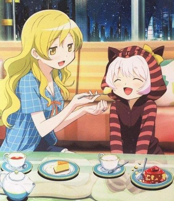 动漫中的吃货少女，想抱回家，但是怕养不起！