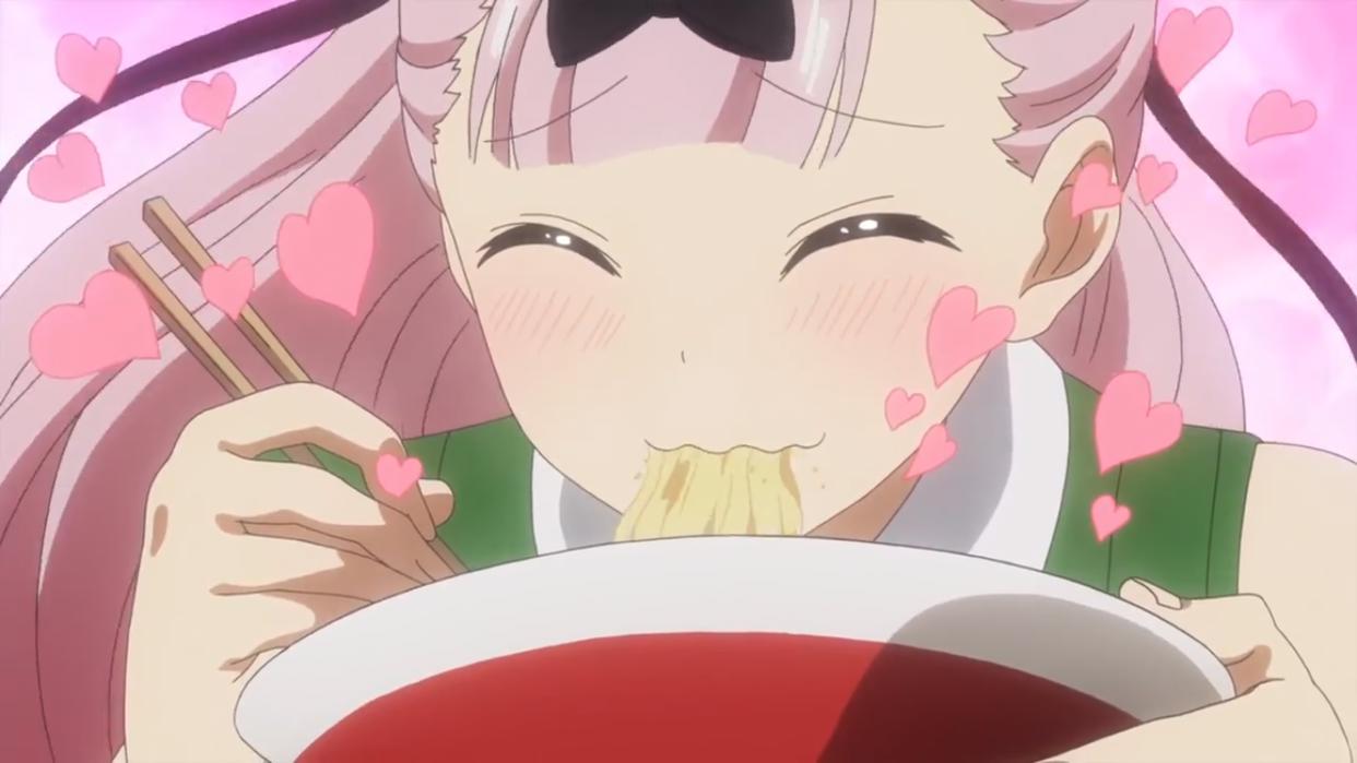 吃货萌妹子 颜艺场景，这部三年前播出的美食番看点满满