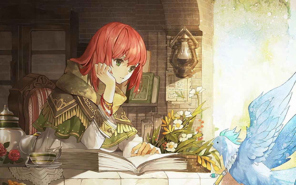 这部魔法动漫画风不太一样，美女与野兽？