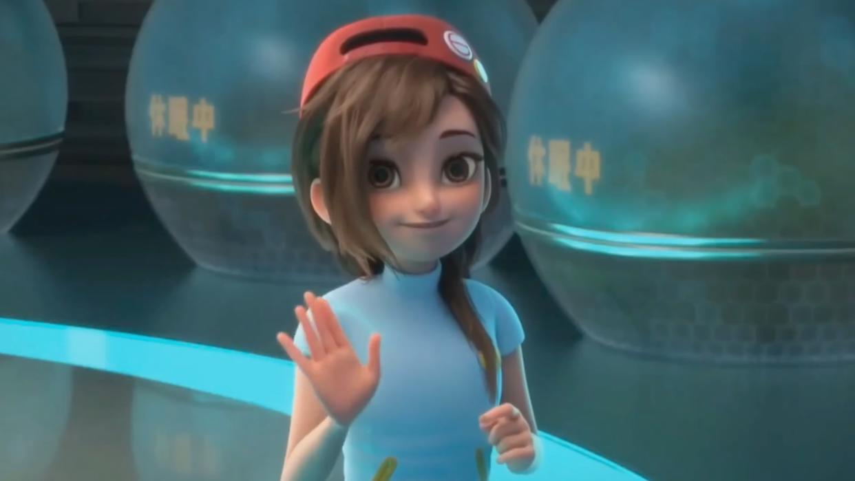 熊出没：动漫里小可身材让人赞叹，愿称她颜值天花板，但头发好乱