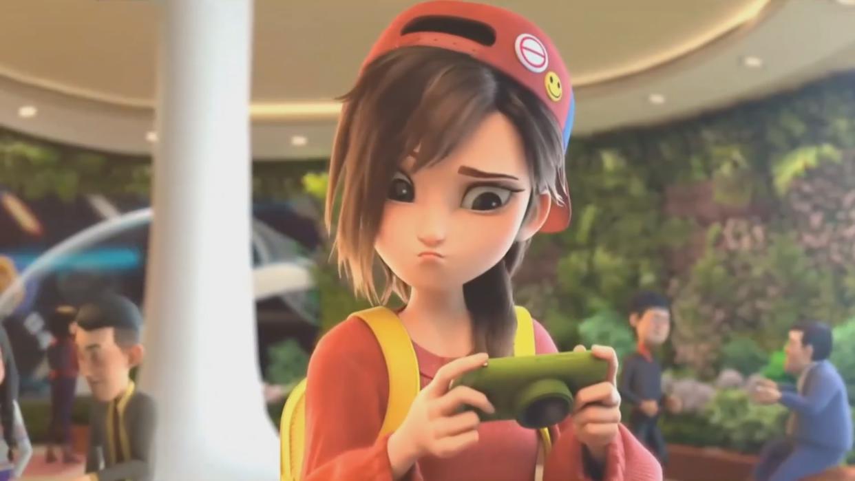 熊出没：动漫里小可身材让人赞叹，愿称她颜值天花板，但头发好乱